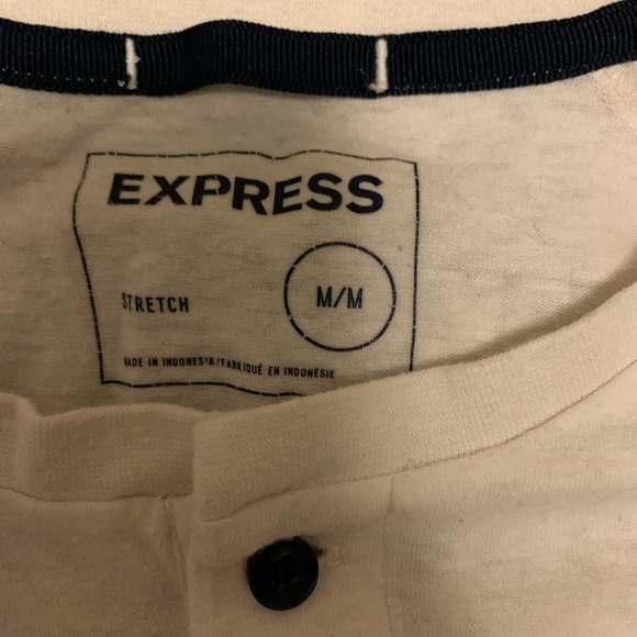 Express Henley Long Sleeve Tee - Picture 2 of 3